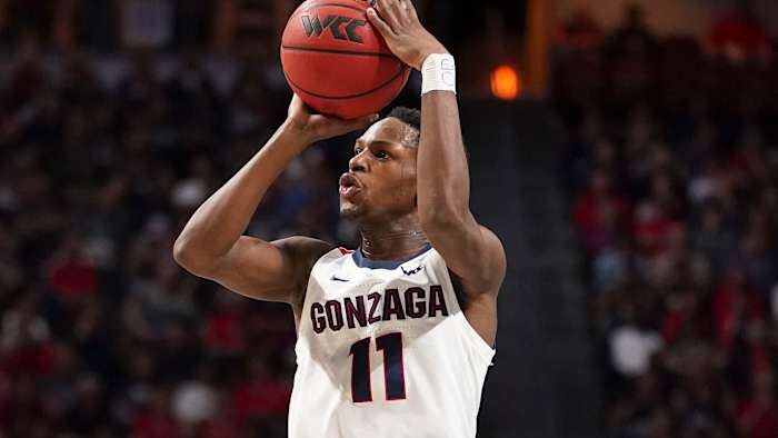 Gonzaga guard Joel Ayayi